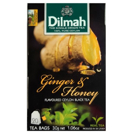 Herbata  DILMAH GINGER & HONEY - 20 torebek