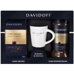 Kawa DAVIDOFF FINE AROMA ZESTAW Z KUBKIEM