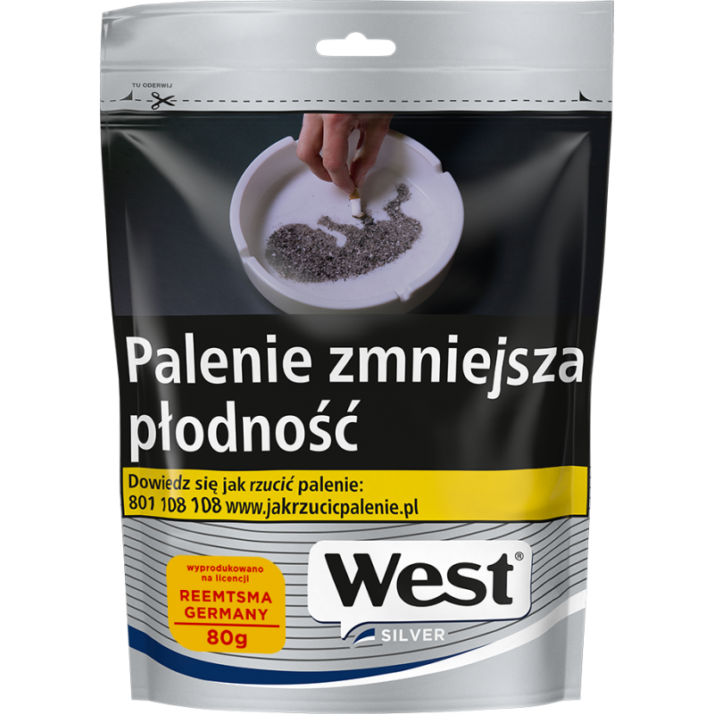 Tytoń WEST SILVER 61g.