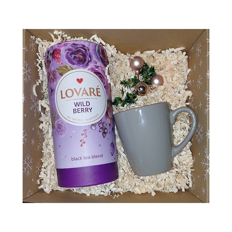 Zestaw prezentowy herbata LOVARE WILDBERRY 80gr.