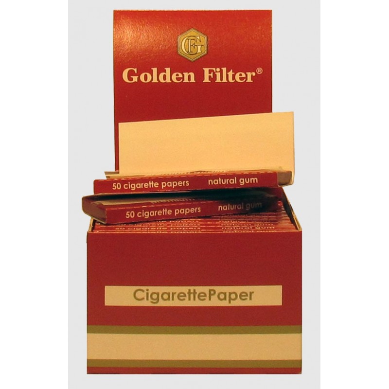 Bibułki GOLDEN FILTER SLIM + FILTRY