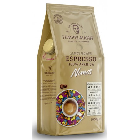Kawa ziarnista TEMPELMANN NOMOS CAFFE CREMA 1kg.