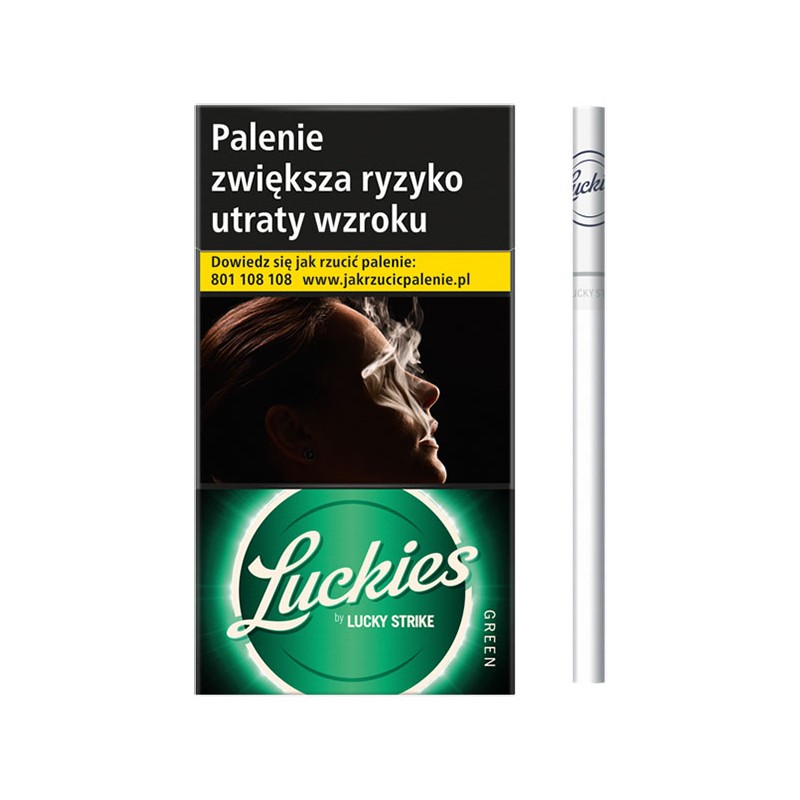 Papierosy LUCKIES GREEN SUPERSLIMS