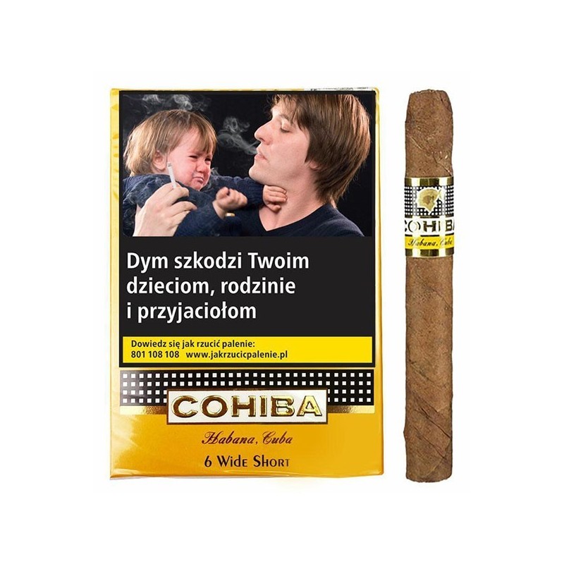 Cygaretki COHIBA WIDE SHORT HABANA (6)