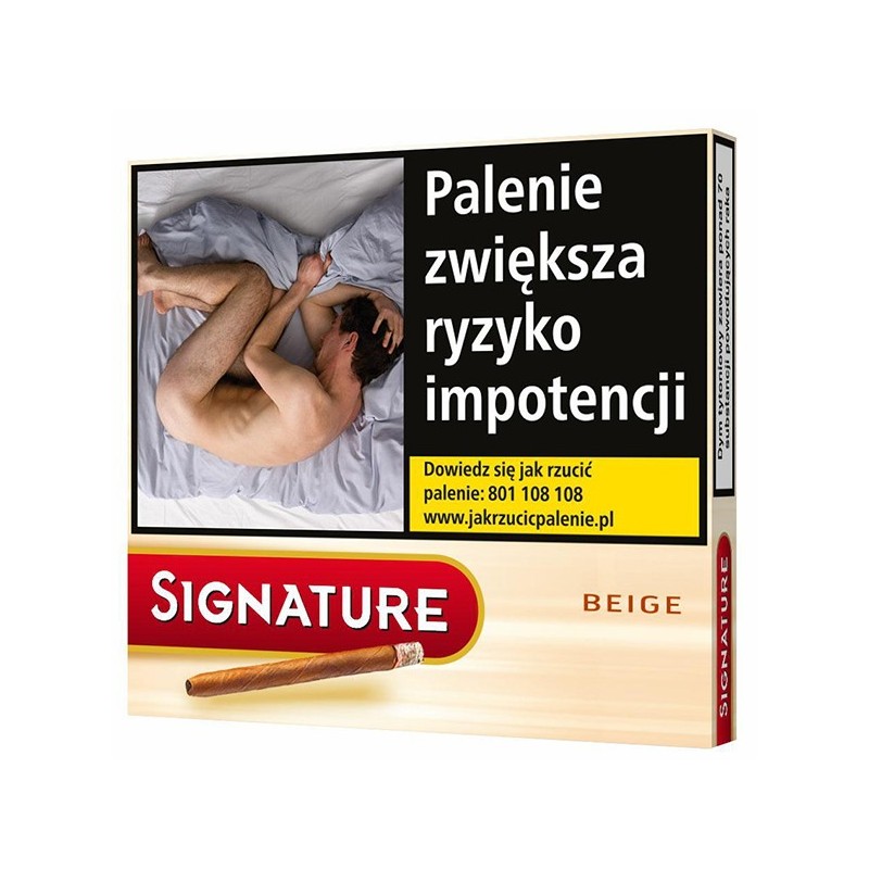 Cygaretki SIGNATURE BEIGE (10)