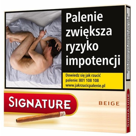 Cygaretki SIGNATURE BEIGE (10)