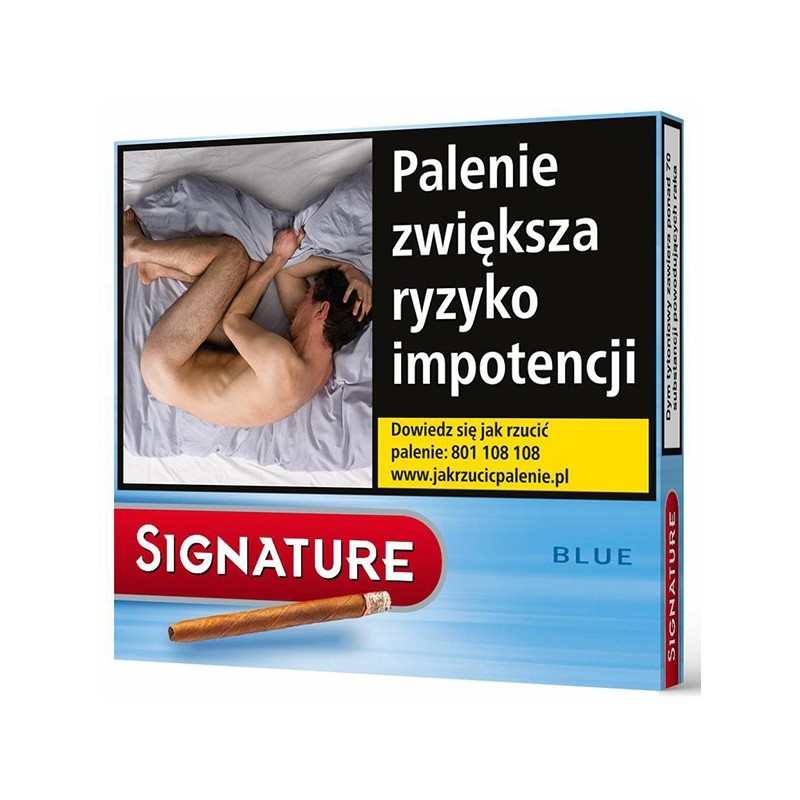 Cygaretki SIGNATURE BLUE (10)