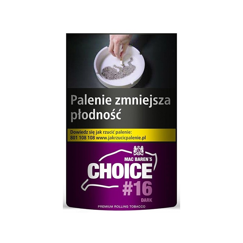 Tytoń MAC BAREN CHOICE 16 DARK 30g.