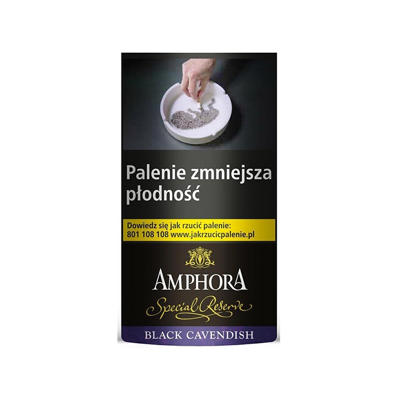 Tytoń AMPHORA BLACK CAVENDISH 40g.