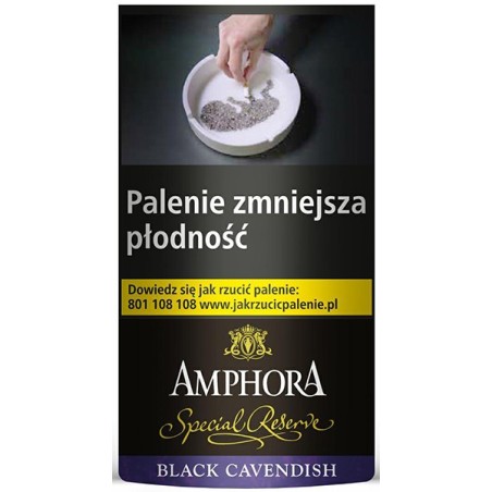 Tytoń AMPHORA BLACK CAVENDISH 40g.