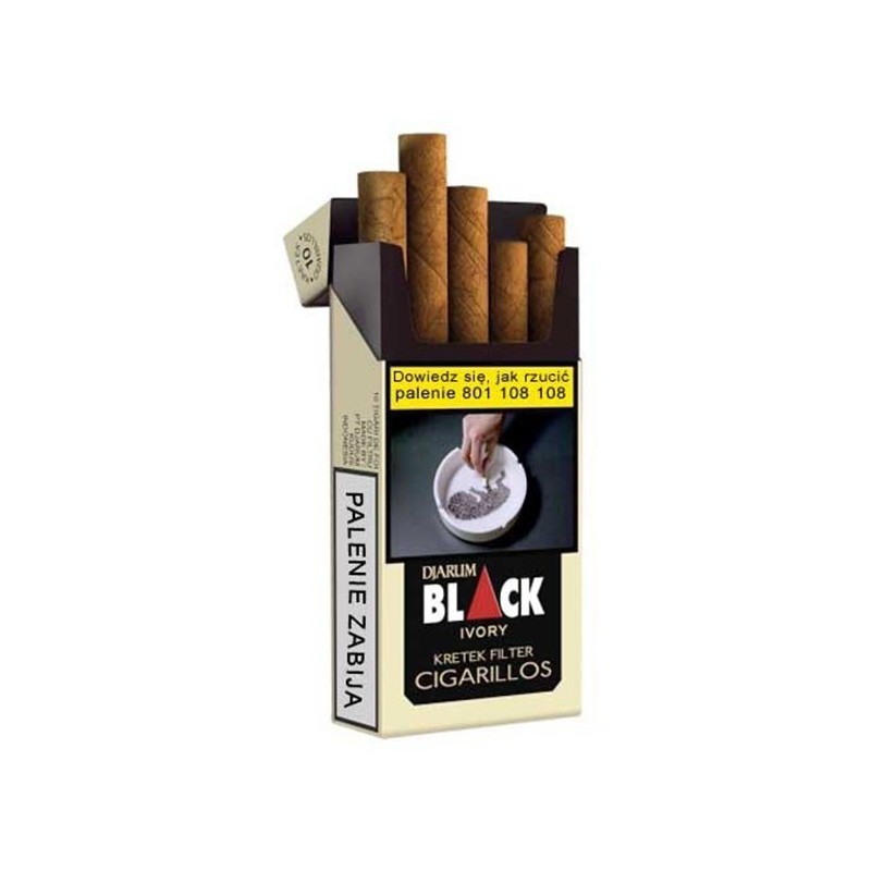 Cygaretki DJARUM BLACK IVORY FILTER (10)